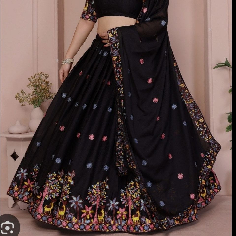 Sequins Lehengha Designs
