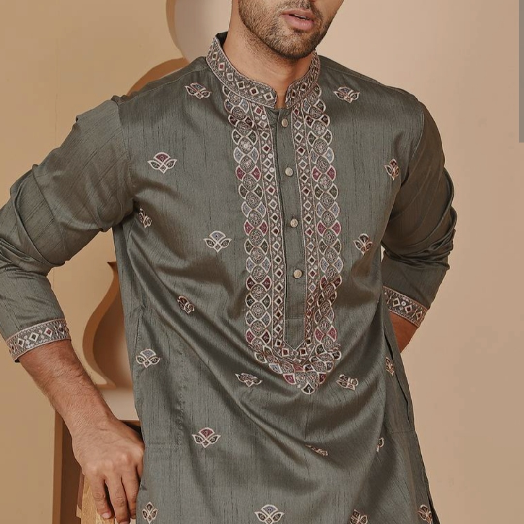 Mens Neck | Kurta Designs