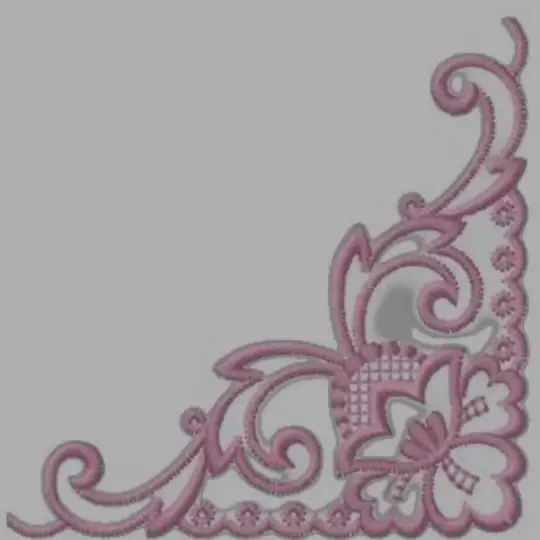 lace border & corner