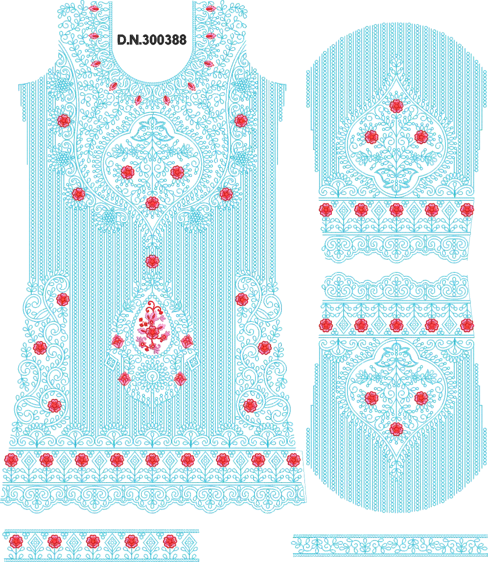 Heavy top bazu & dupatta 
