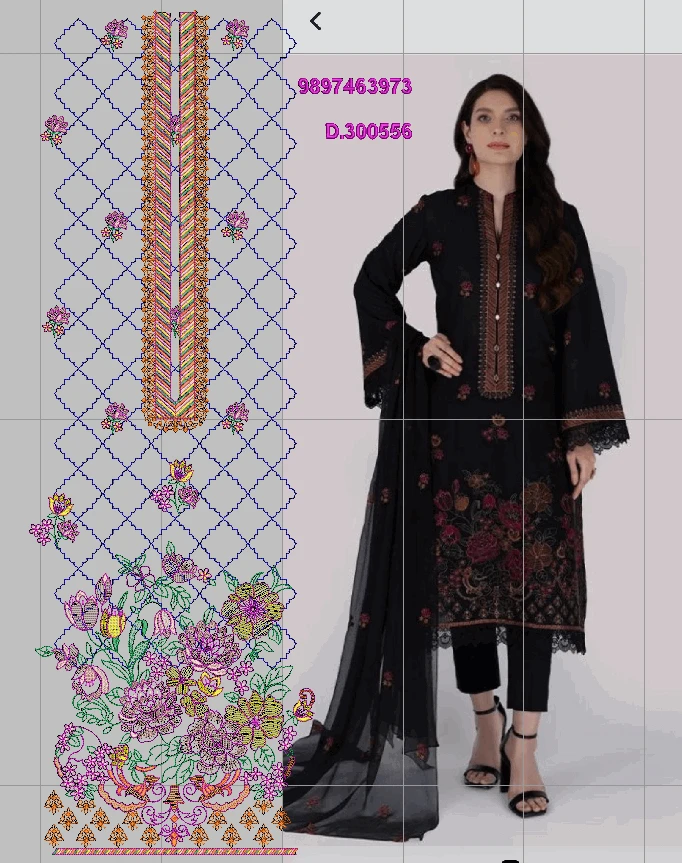 Suits shalwar neck 