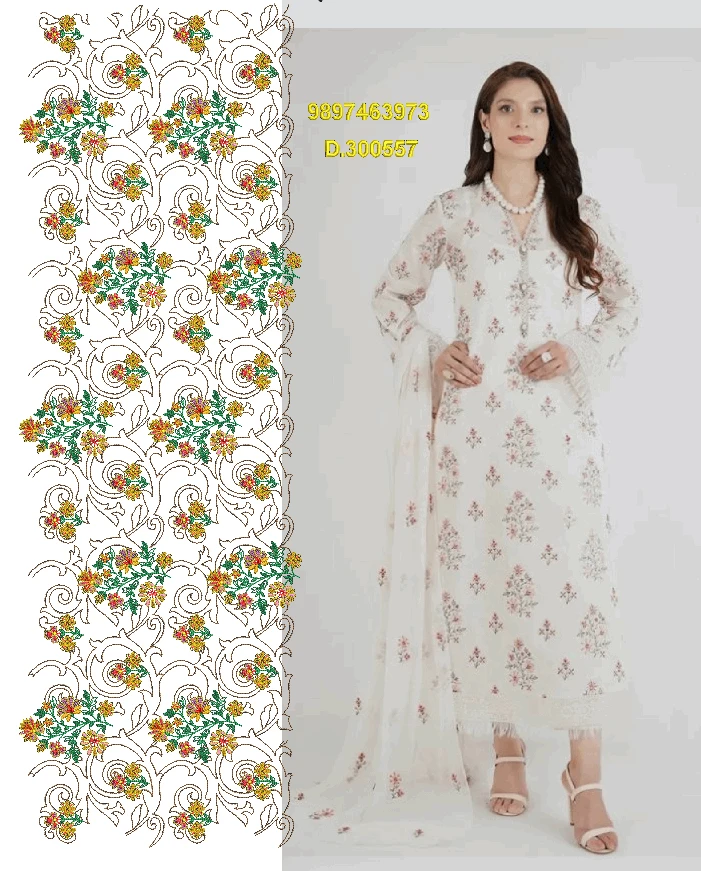 Suits shalwar neck 