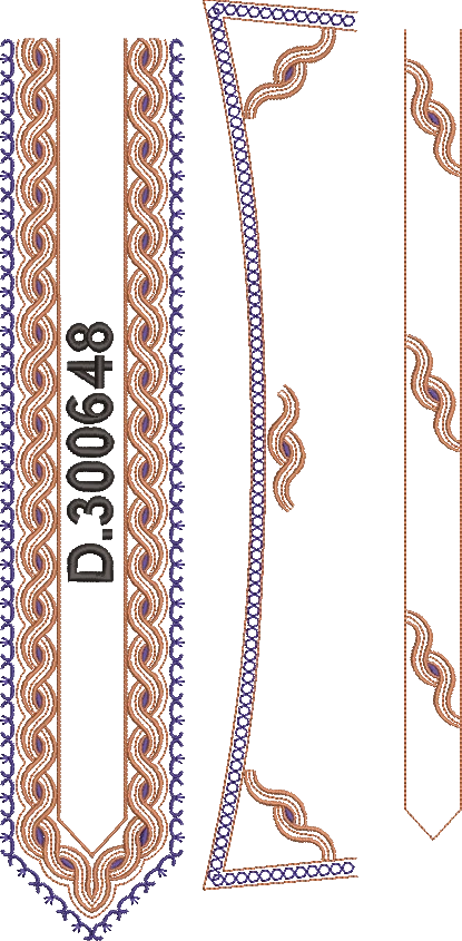 Men's kurta neck