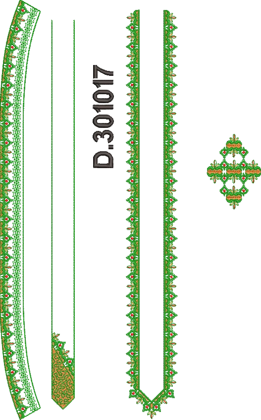 Fancy men's neck