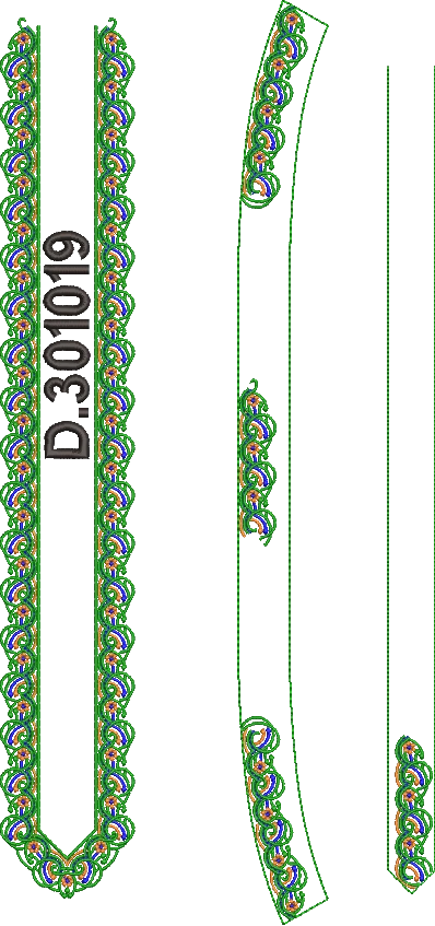 Fancy men's neck