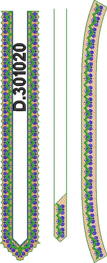 Fancy men's neck