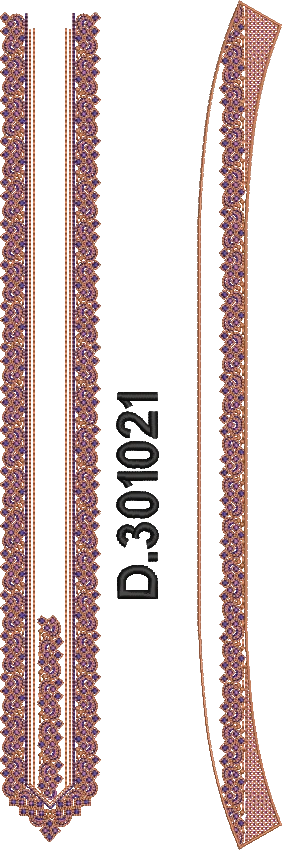 Fancy men's neck