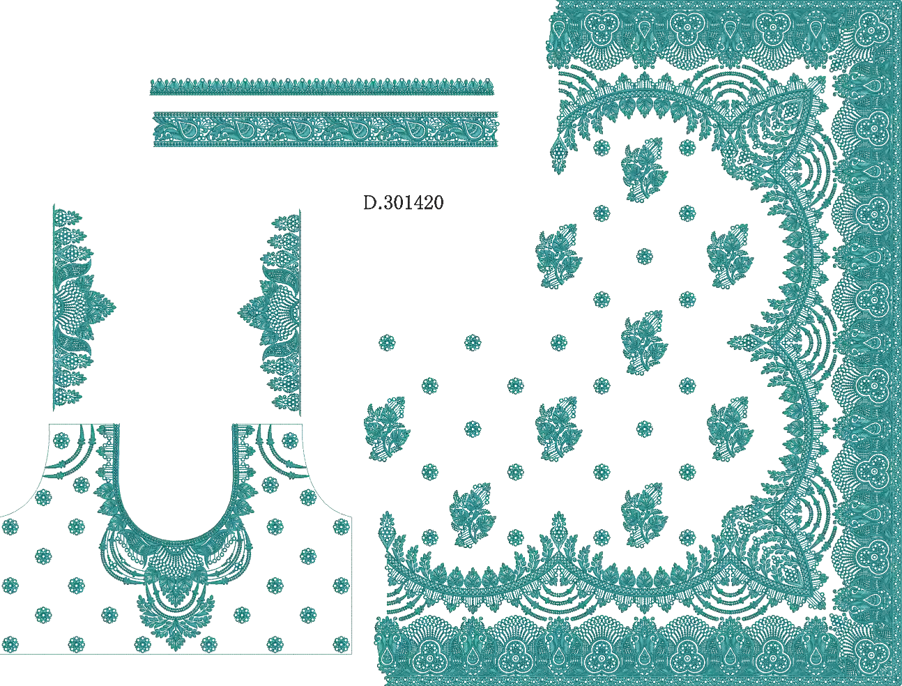 Fancy saree design 
