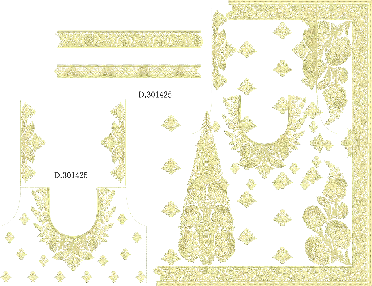 Fancy saree design 