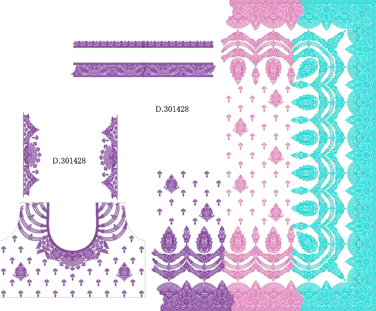 Fancy saree design 