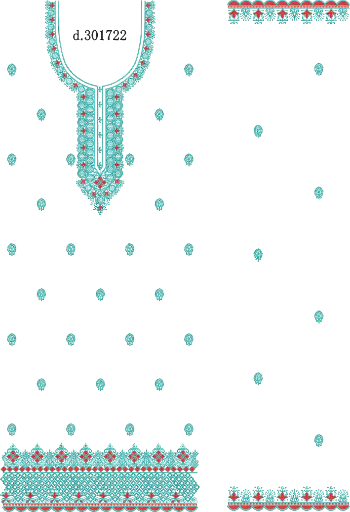 Cutwork long suits 