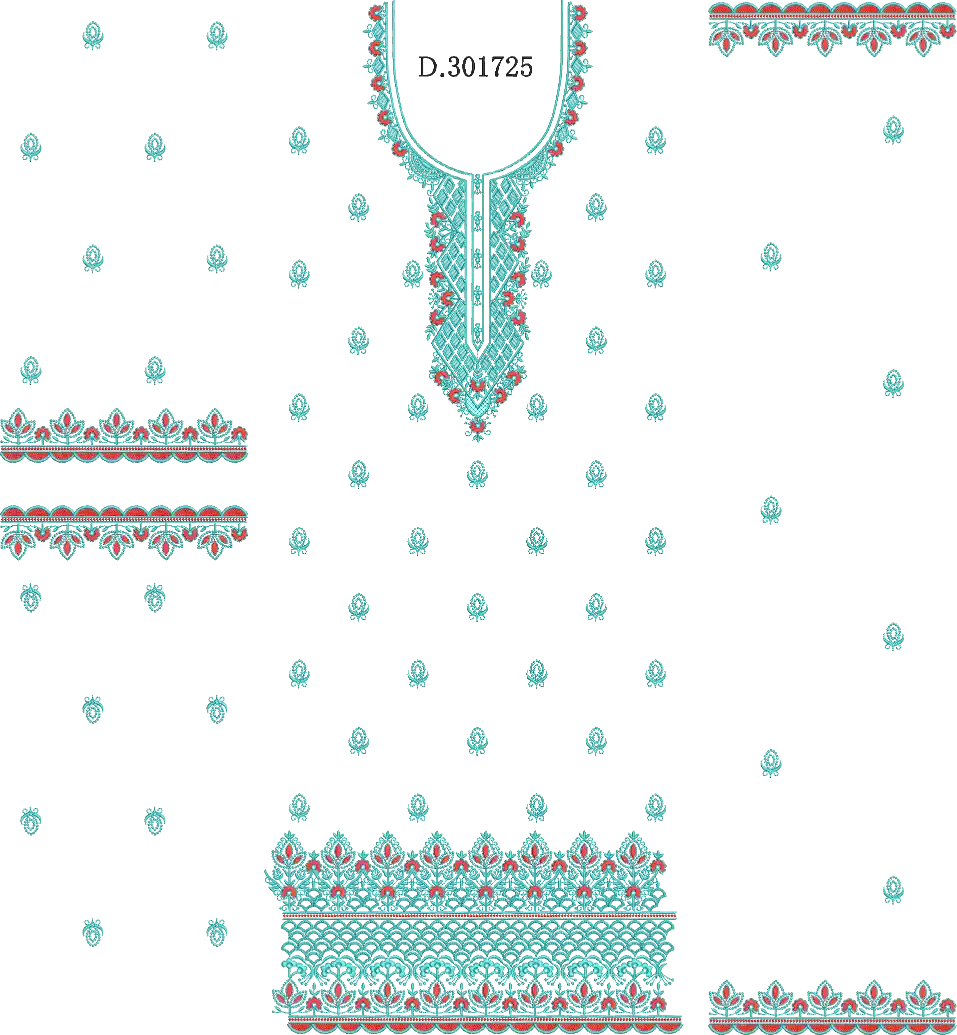 Cutwork long suits 