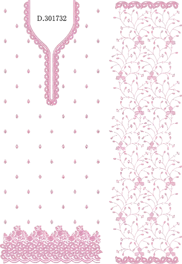 Cutwork long suits 