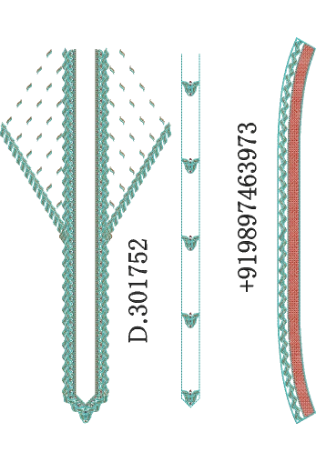 Fancy men's neck kurta 