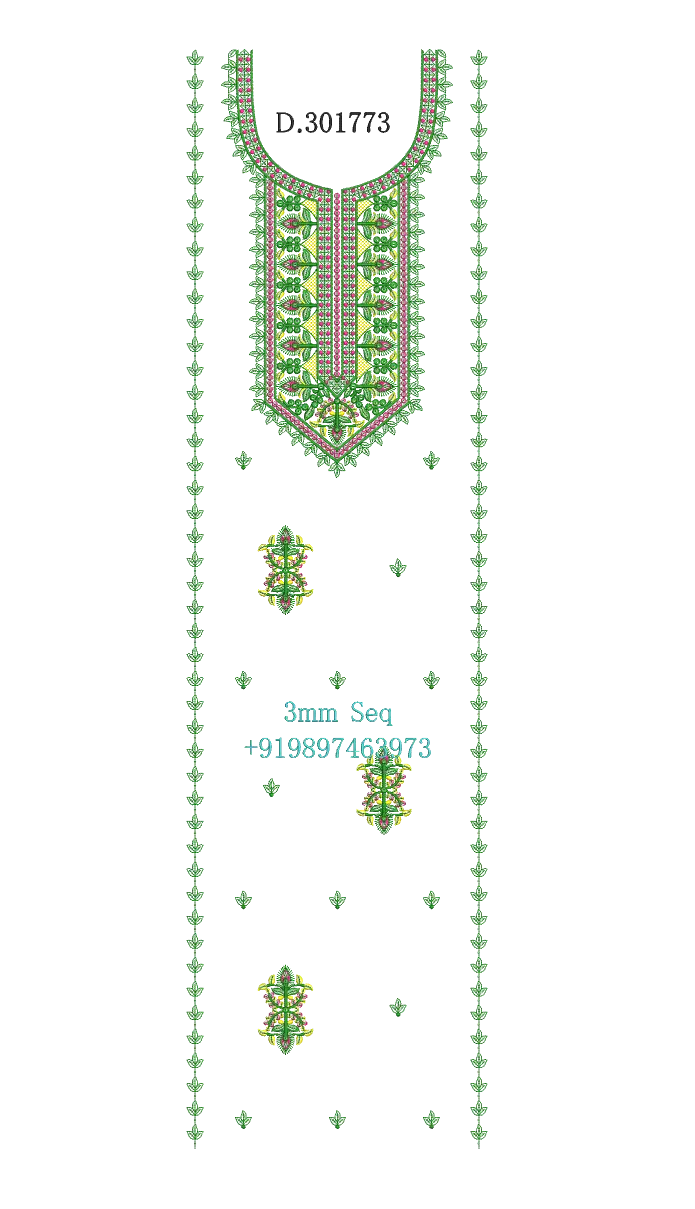 3mm Seq. Fancy Long suits 