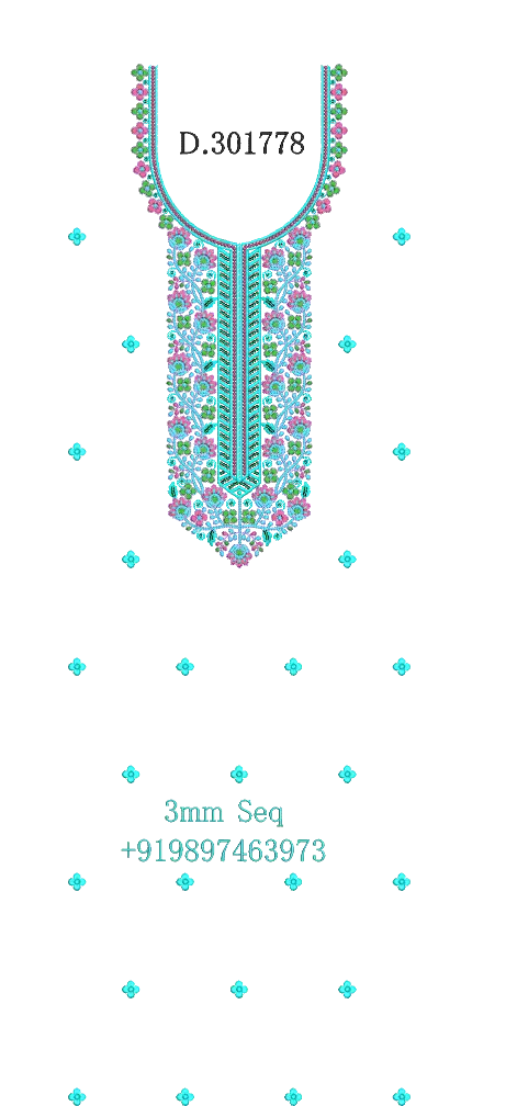 3mm Seq. Fancy Long suits 