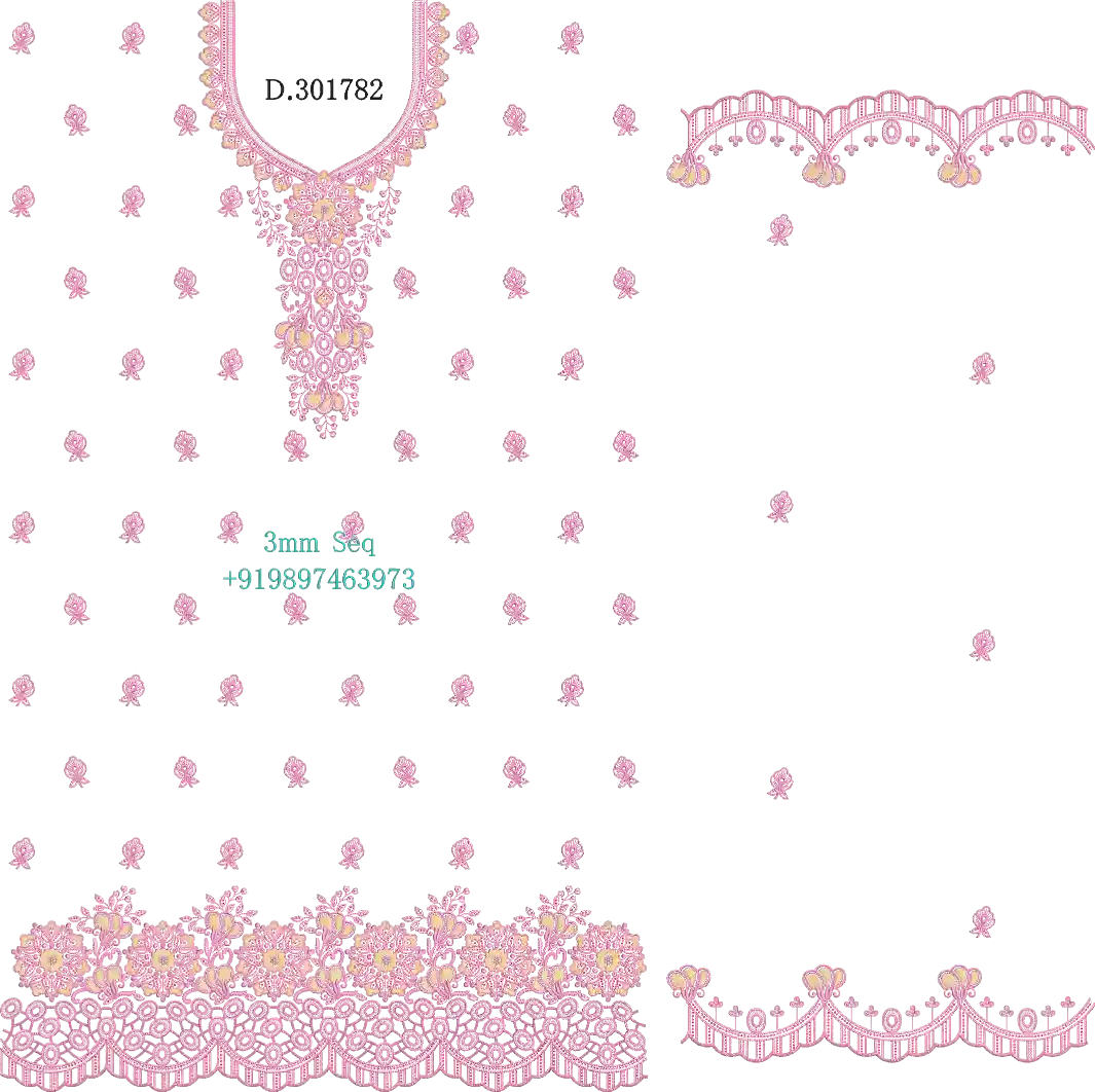 3mm Seq. Fancy Long suits 