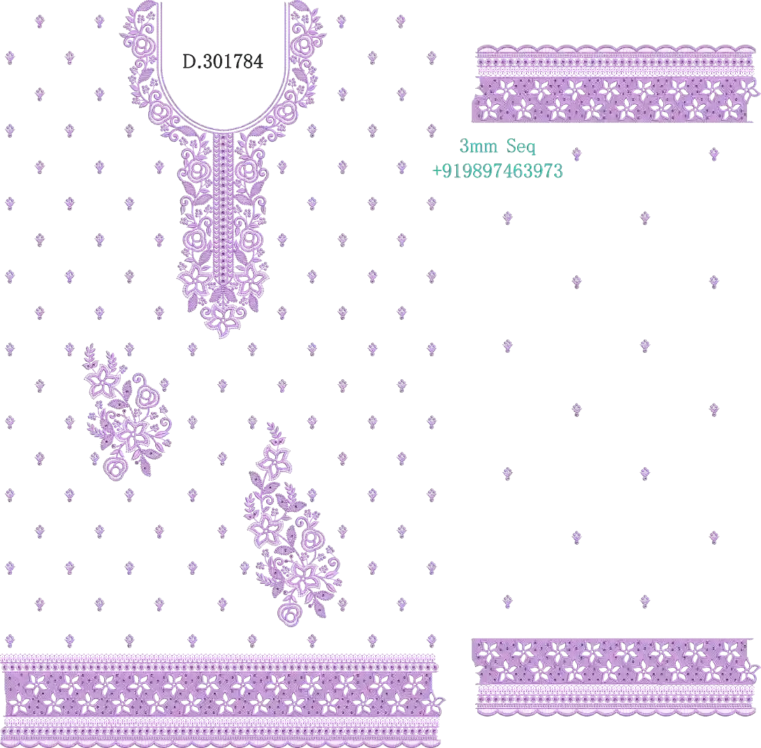 3mm Seq. Fancy Long suits 