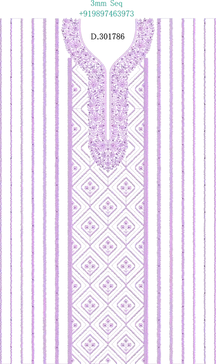 3mm Seq. Fancy Long suits 