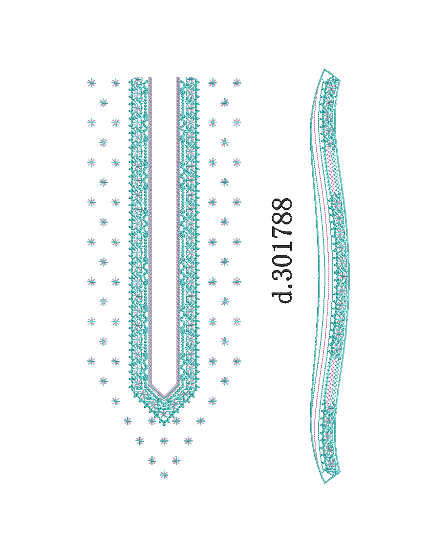 Fancy men's neck kurta 