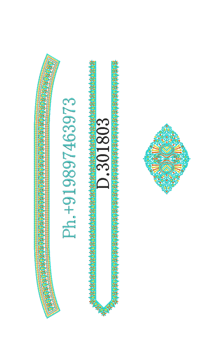 Fancy men's neck kurta 