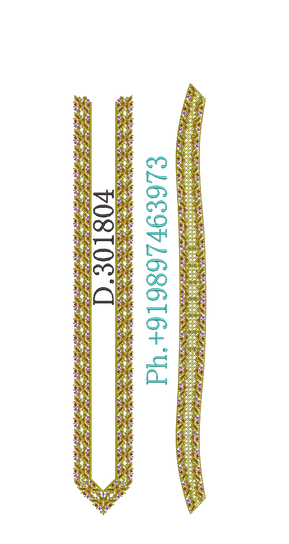 Fancy men's neck kurta 