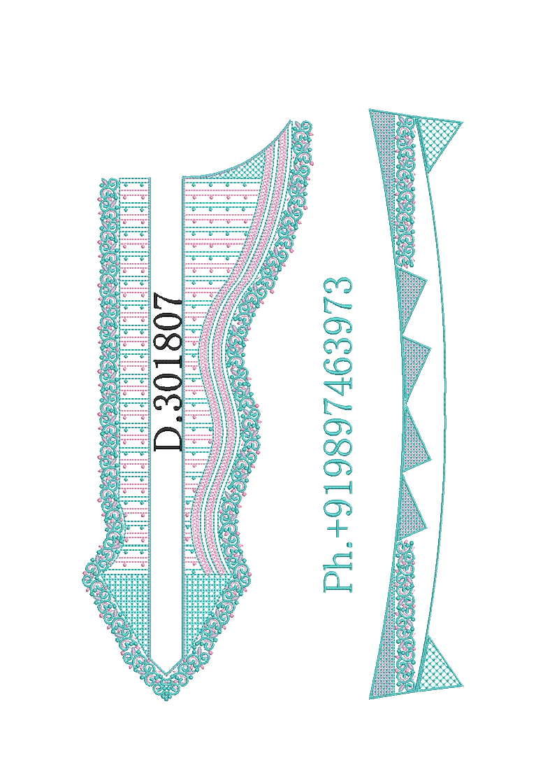 Fancy men's neck kurta 