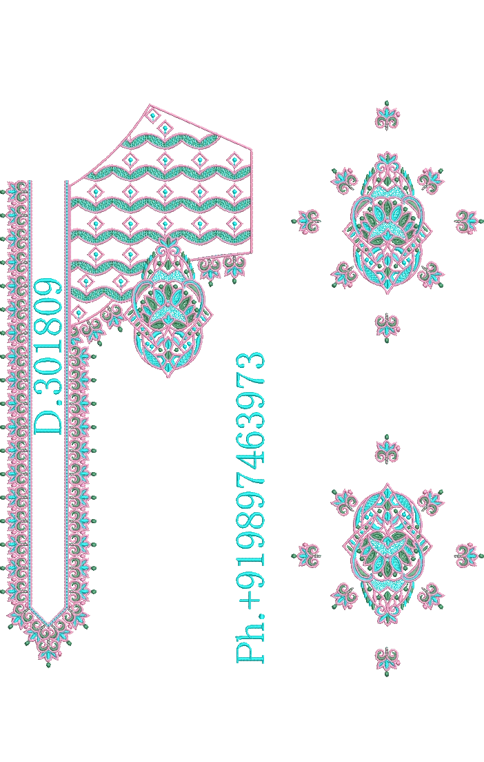 Fancy men's neck kurta 