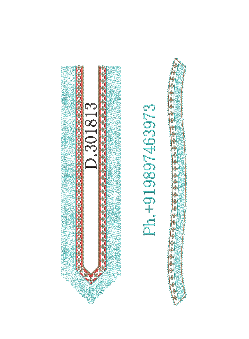 Fancy men's neck kurta 