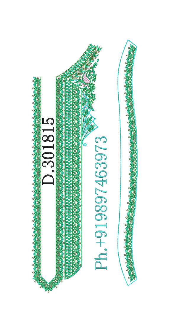 Fancy men's neck kurta 