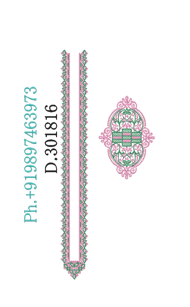 Fancy men's neck kurta 