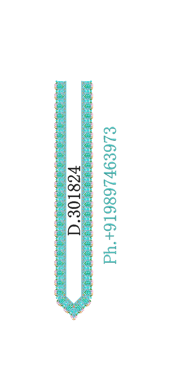 Fancy men's neck kurta 