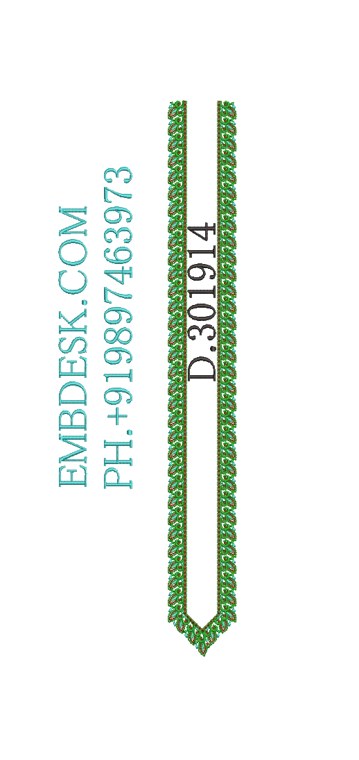Fancy men's neck kurta
