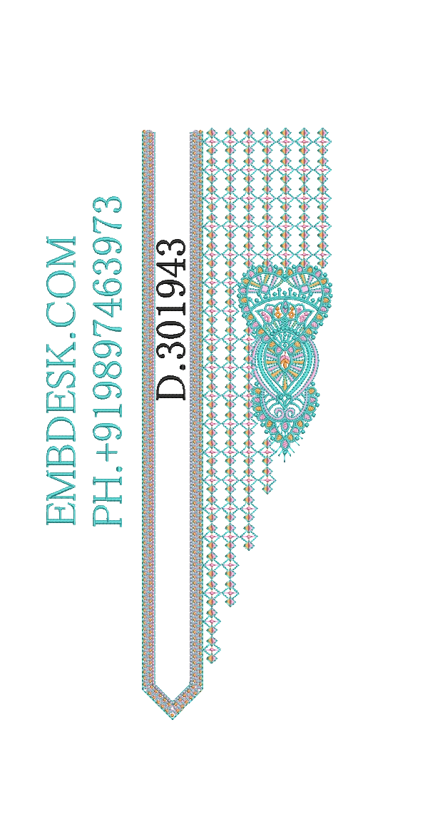 Fancy men's neck kurta