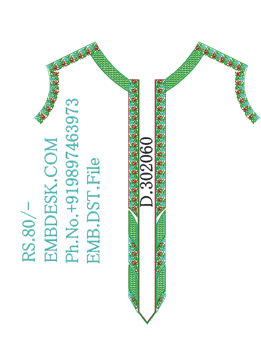 Fancy men's neck kurta