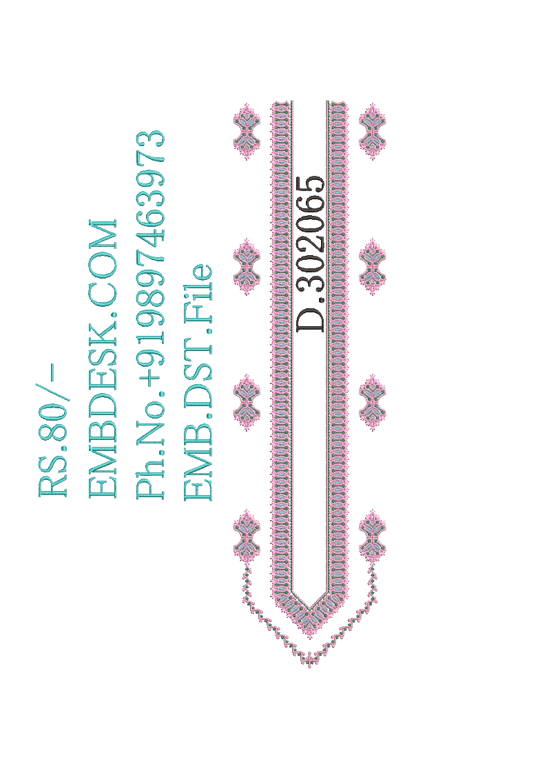 Fancy men's neck kurta