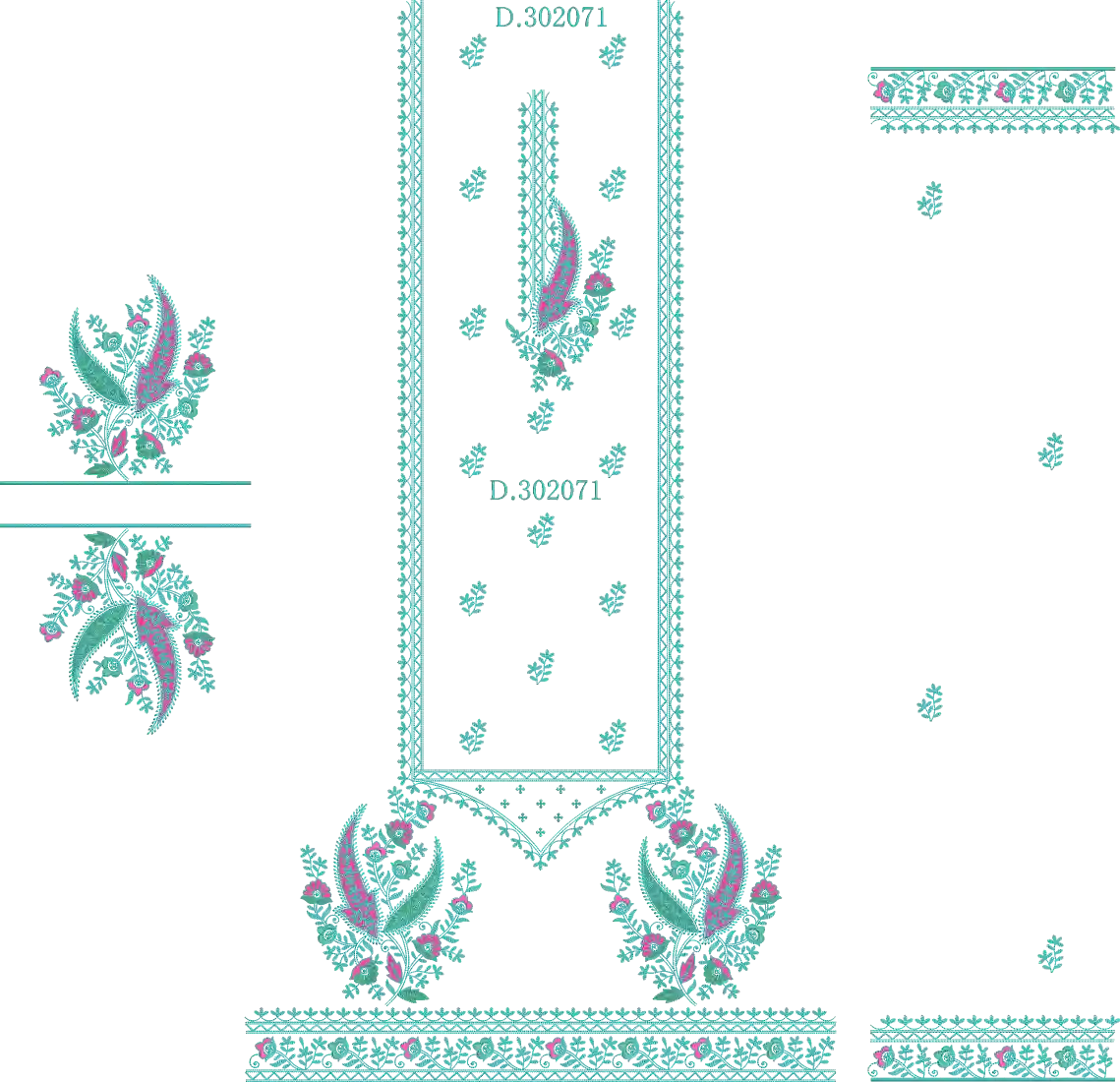 Fancy Long suits panal