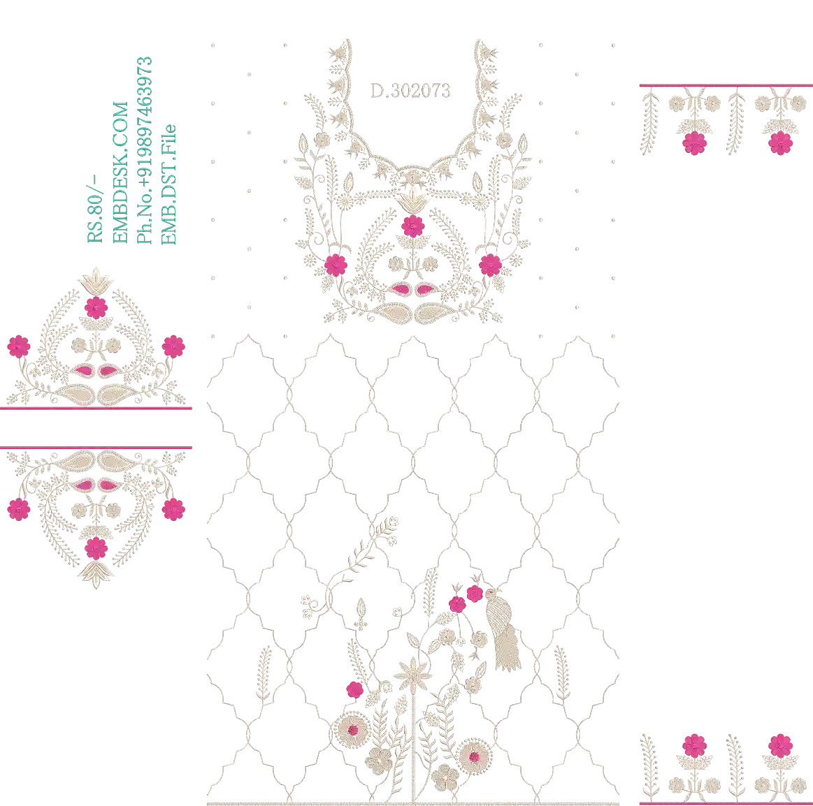 Fancy Long suits panal