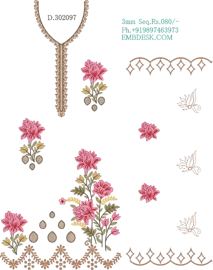 3mm Sequence Long suit