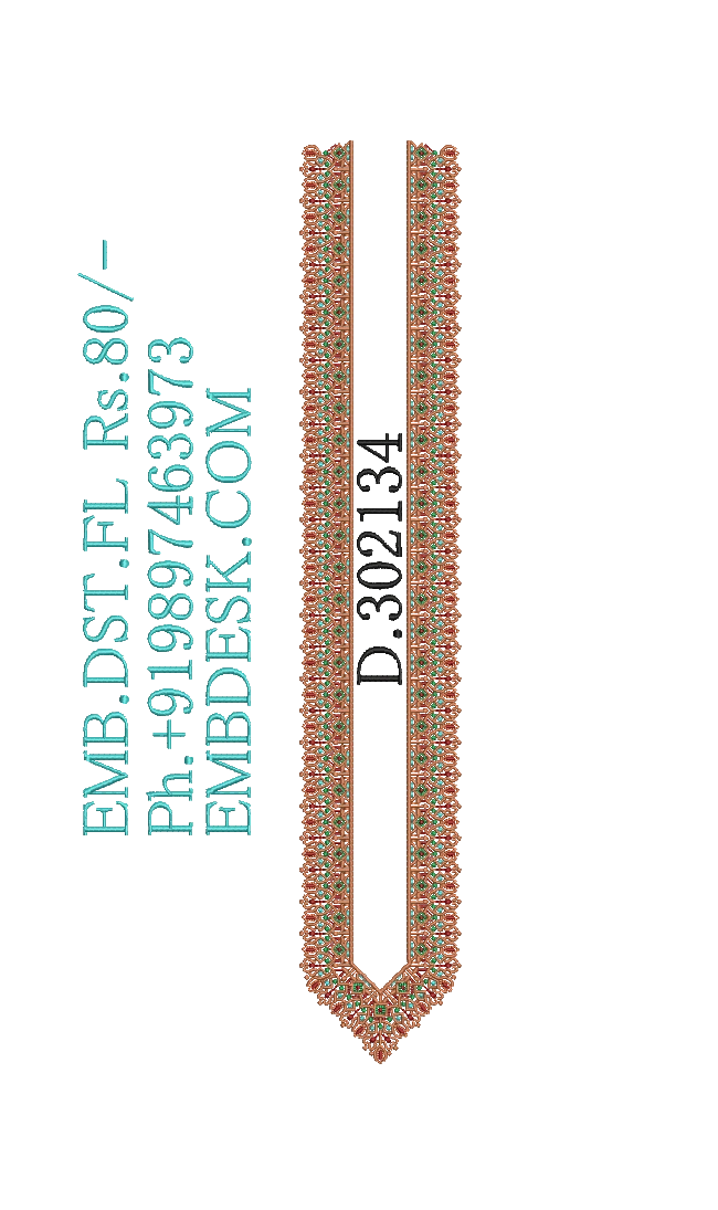 Fancy men's neck kurta