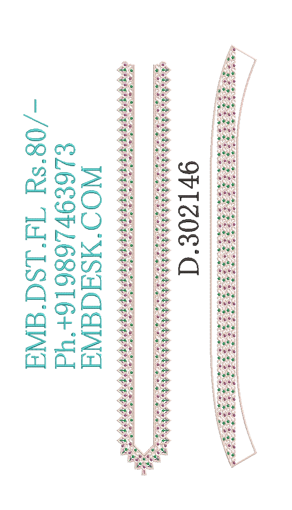Fancy men's neck kurta