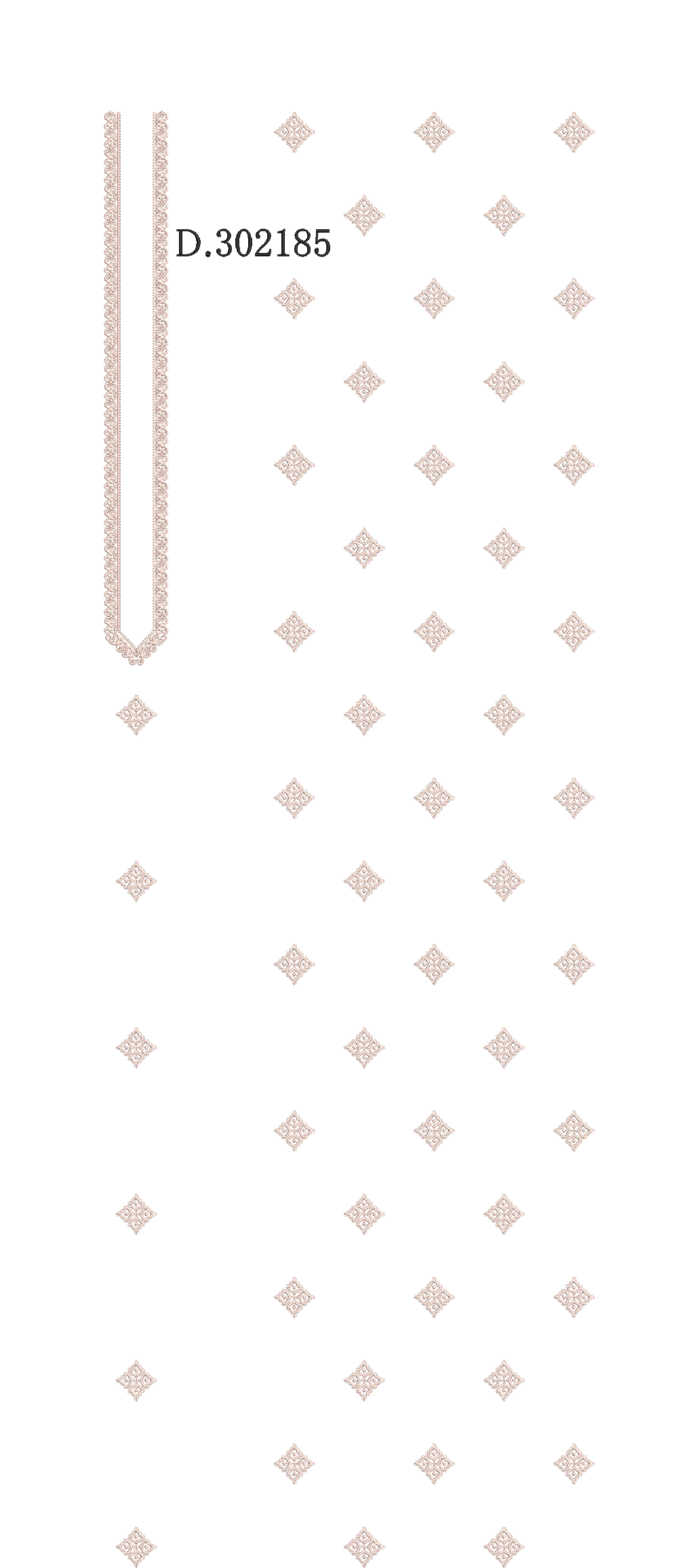 Fancy men's neck kurta buti