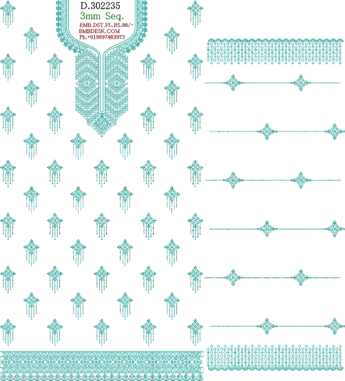 3mm sequence long suit