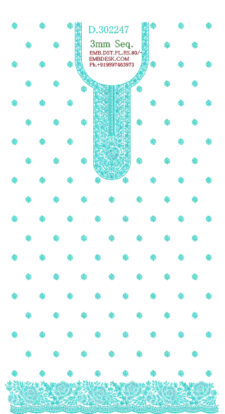 3mm sequence long suit