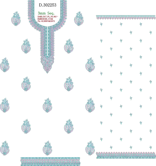 3mm sequence long suit