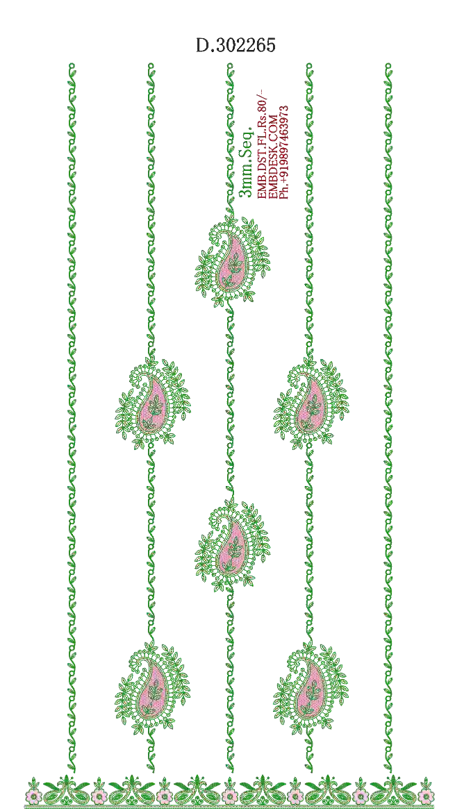 3mm sequence long suit