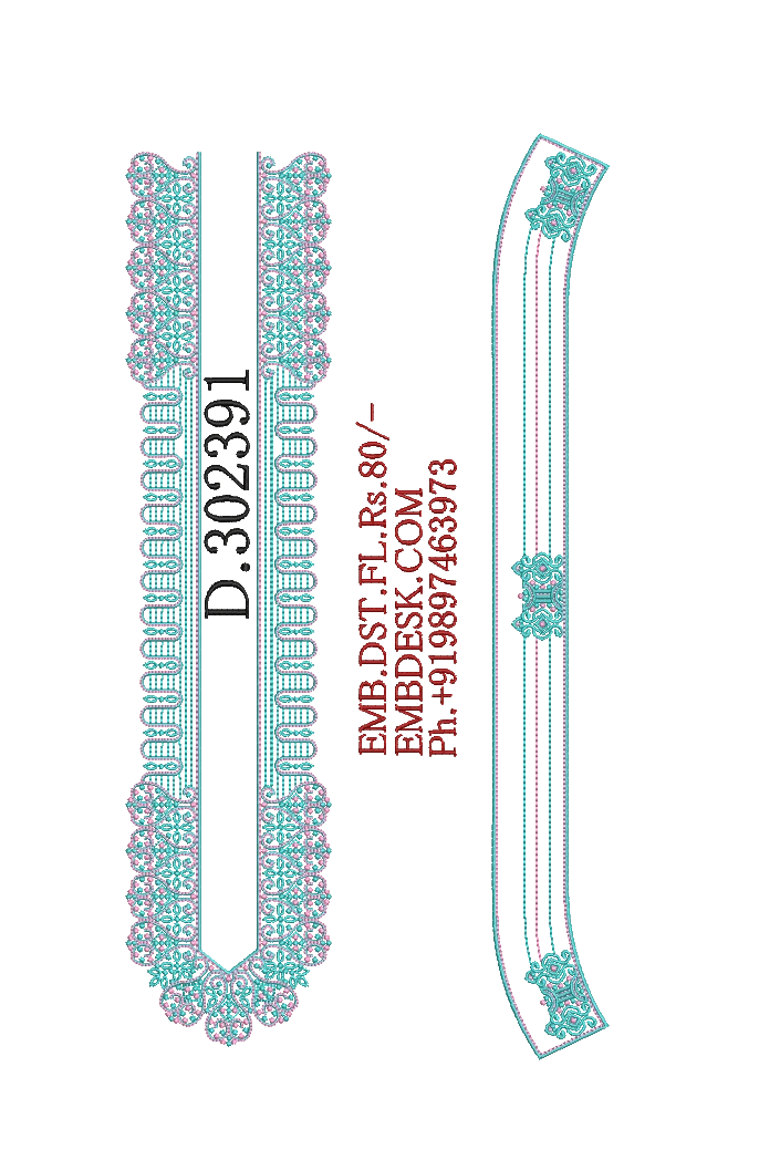 Fancy men's neck kurta