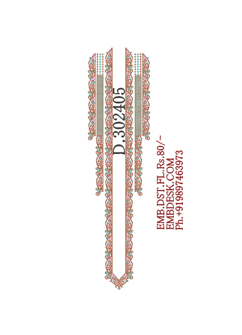 Fancy men's neck kurta