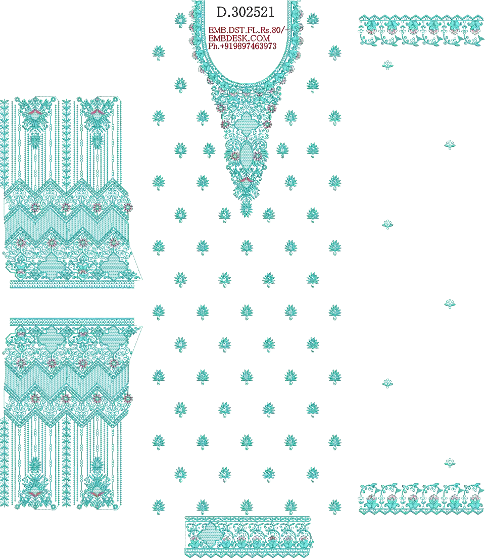 Fancy Long suits panal 