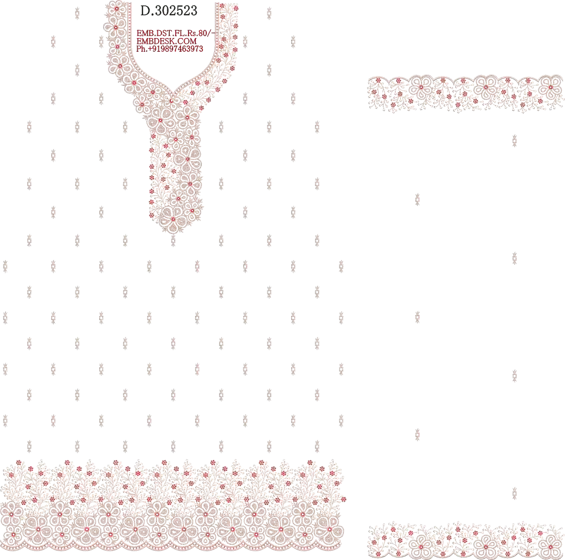Fancy Long suits panal 